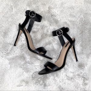 Black Strappy Heels